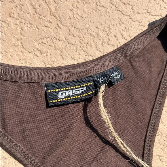 Gasp Iron Camp Throwback Tank in Timber XL NWT - Picture 2 of 14